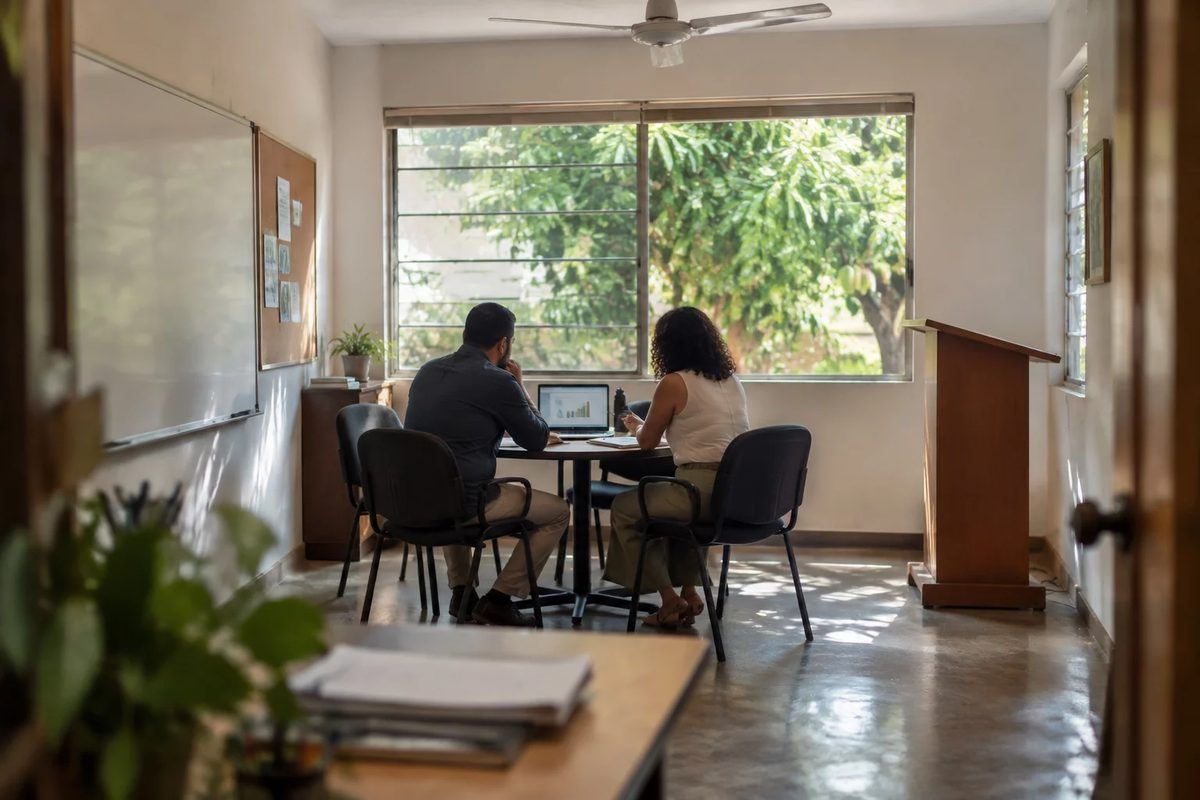Por que existe um lugar só para ensaiar a sua fala